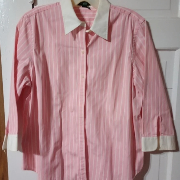 Ralph Lauren pink women's shirt petite large - Picture 1 of 3
